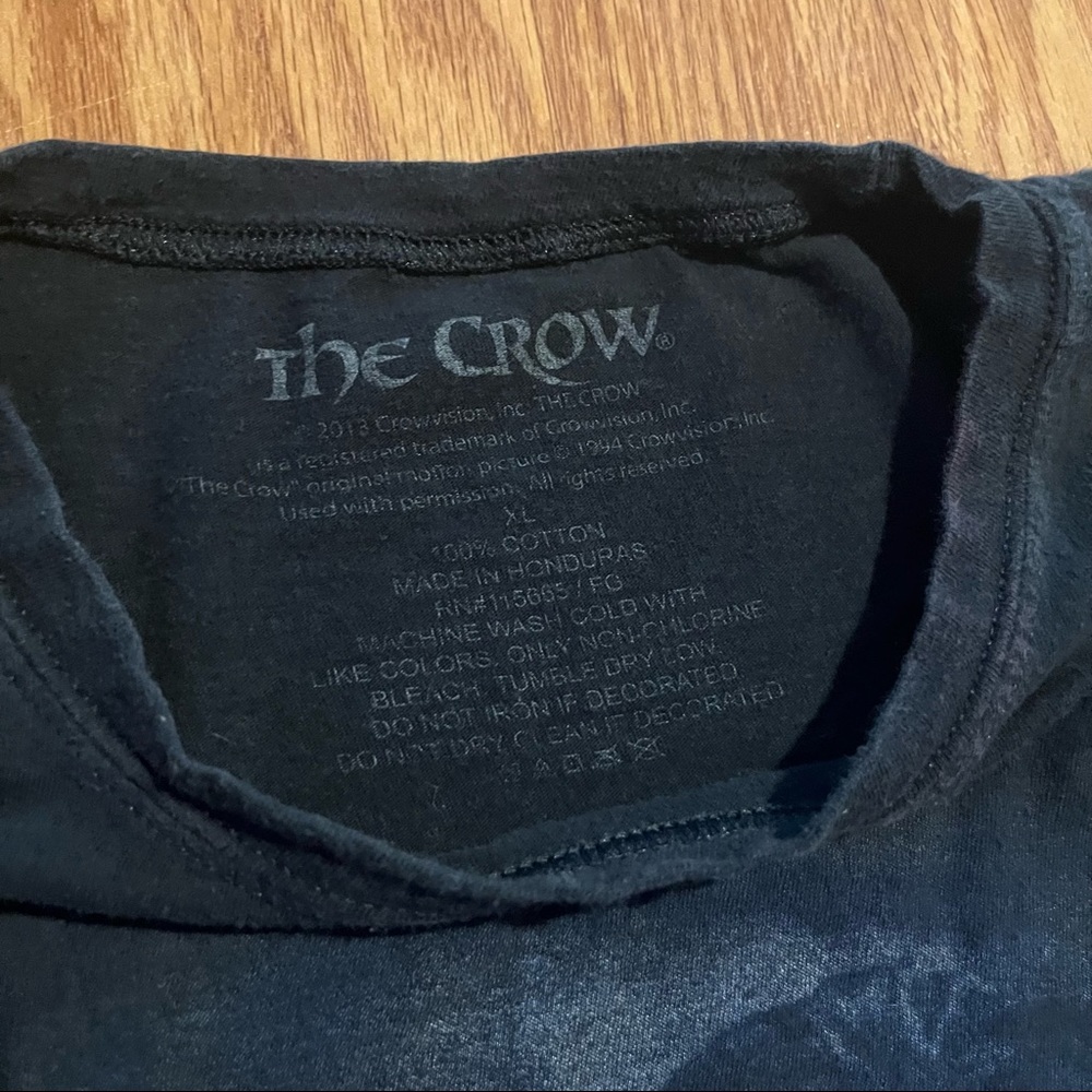 The Crow Movie Film Brandon Lee Womens Babydoll Shirt Junior XL - Picture 3 of 4